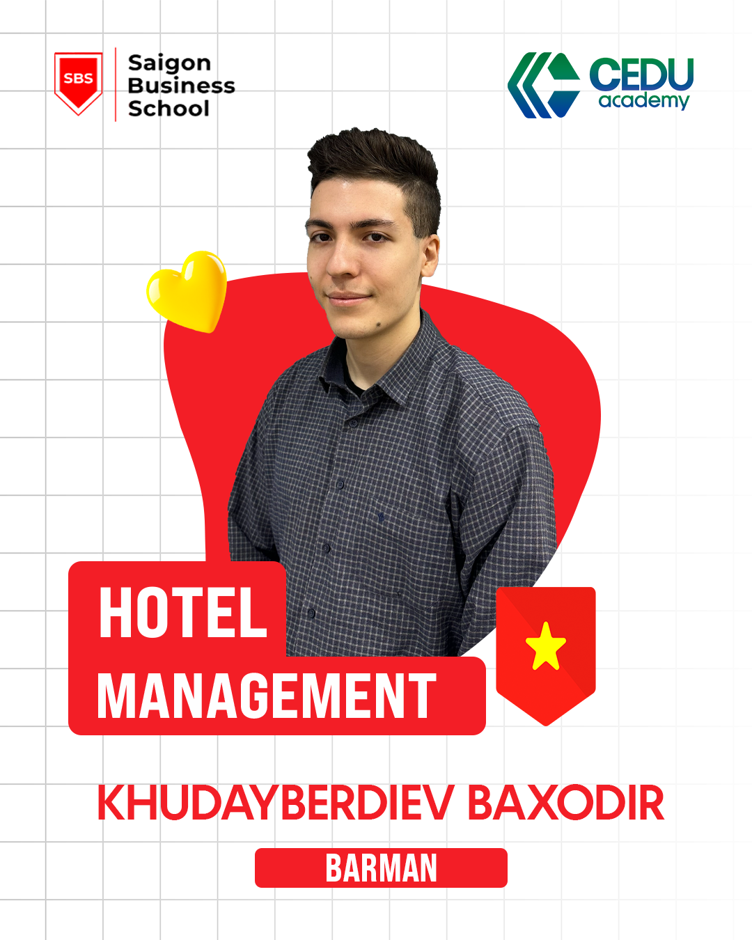 KHUDOYBERDIEV BAXODIR